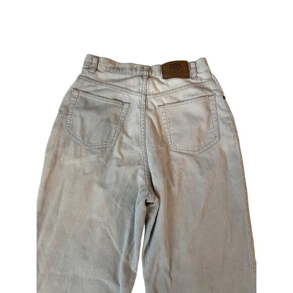 Route 66 Beige Corduroy Pants Women's Size 10 Relaxed Fit Straight Leg High Rise - Picture 5 of 7